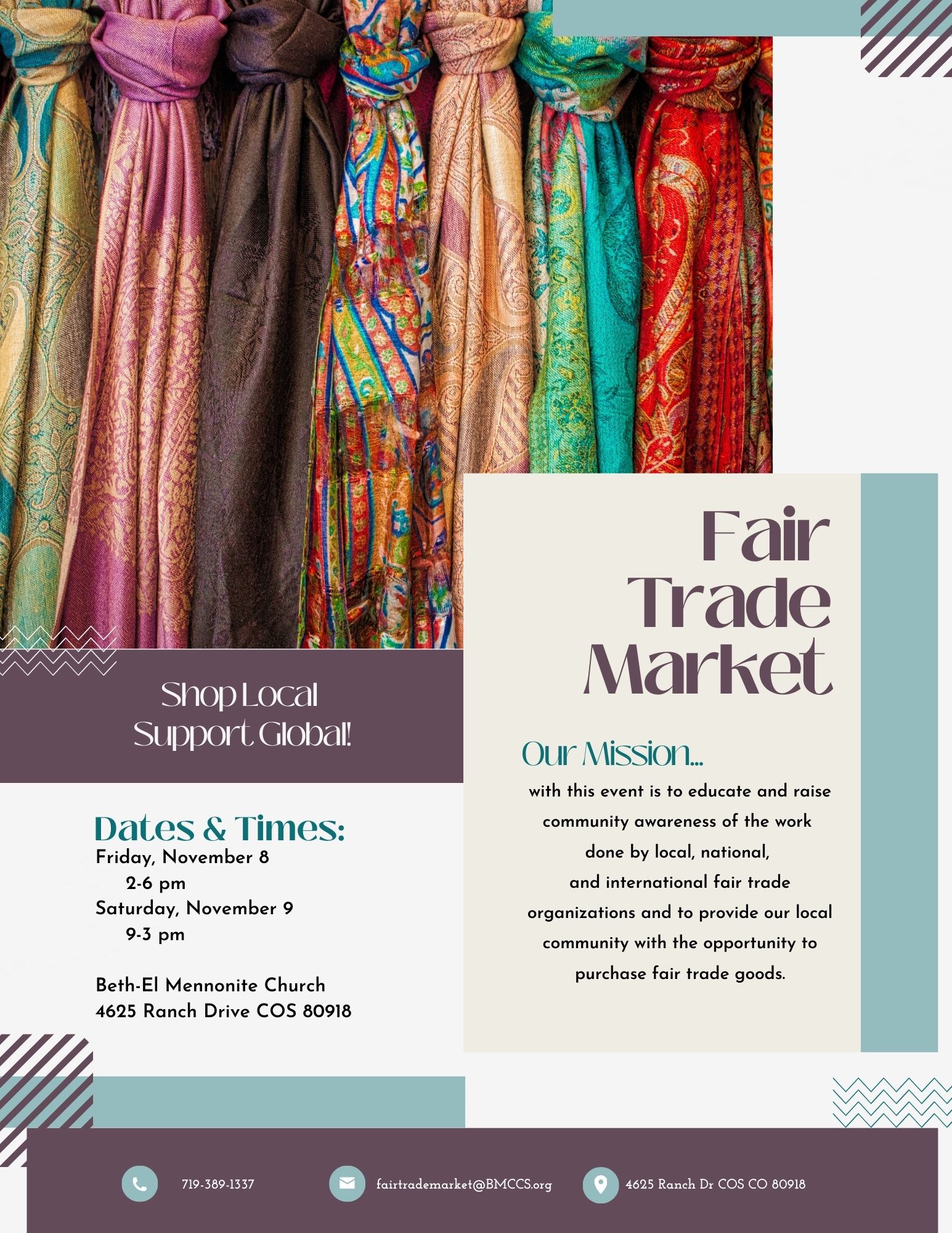 Fair Trade Market Flyer 2022